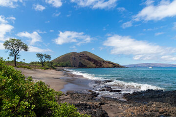 Zwykły wygląd wyspy Maui na Hawajach