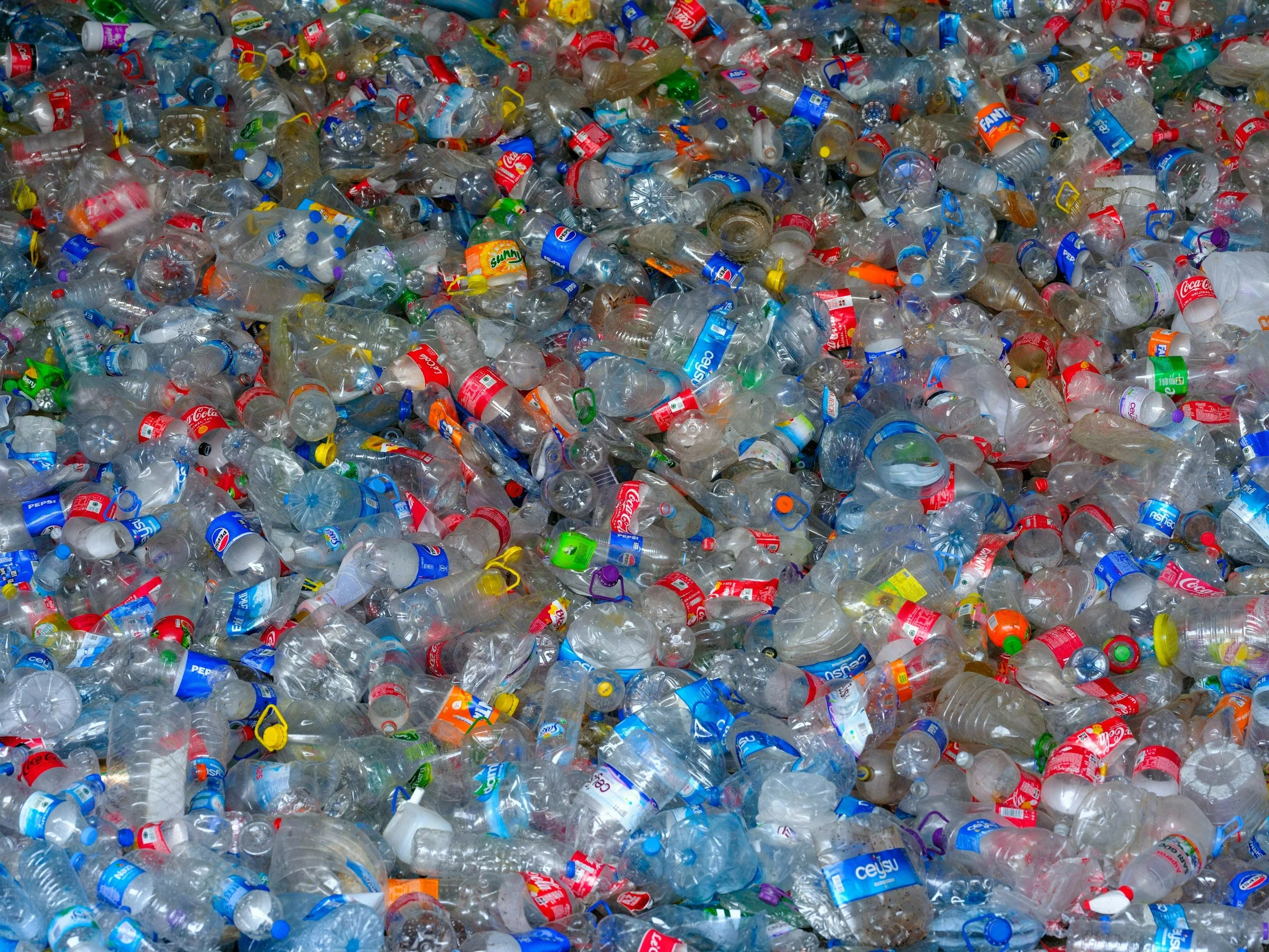 Segregacja plastikowych butelek
